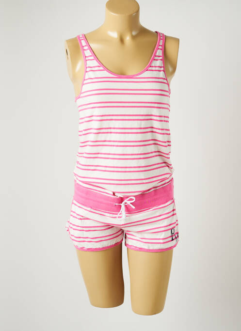 Salopetă scurtă roz BANANA MOON femeie