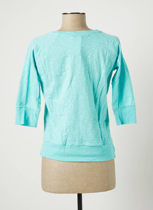 Tricou mâneci 3/4 mâneci 3/4 albastru BANANA MOON femme