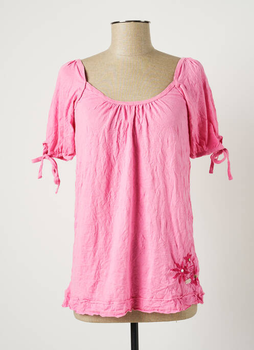 Tricou roz BANANA MOON femeie