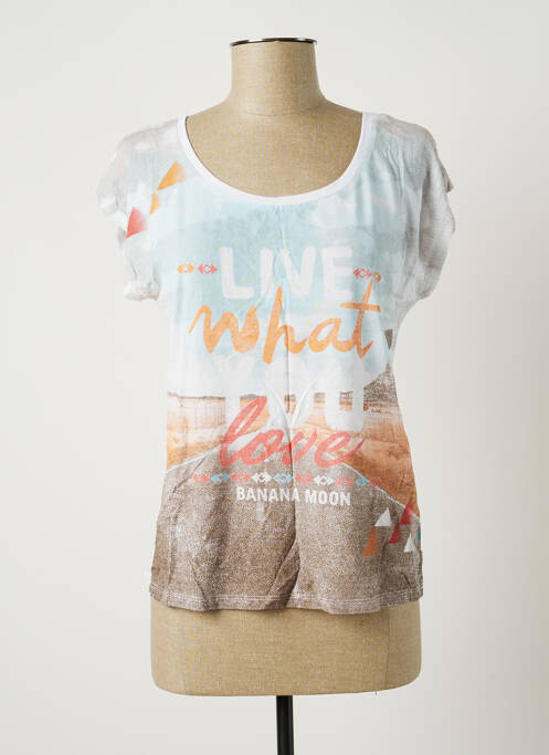 Tricou alb BANANA MOON femeie