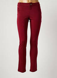 Pantalon slim țesătură poplin mărime normală violet BANANA MOON femme