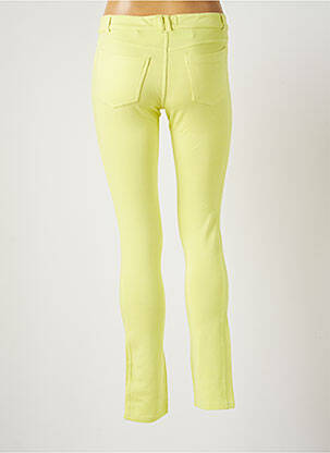 Pantalon slim țesătură poplin mărime normală galben BANANA MOON femeie