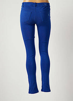 Pantalon slim țesătură poplin mărime normală albastru BANANA MOON femeie
