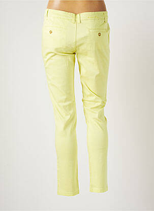 Pantalon chino țesătură poplin mărime normală galben BANANA MOON femeie