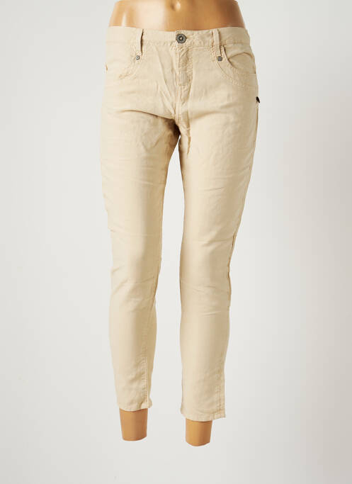 Pantalon slim bej BANANA MOON femeie