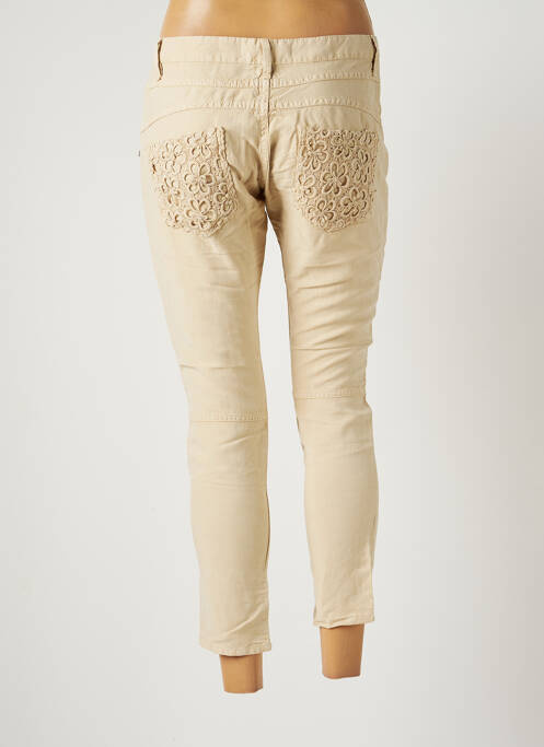 Pantalon slim bej BANANA MOON femeie