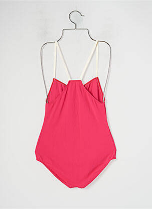 Costum de baie dintr-o singură piesă elasticitate roz BANANA MOON fată