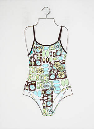 Costum de baie dintr-o singură piesă verde BANANA MOON fată