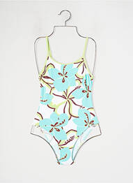 Costum de baie dintr-o singură piesă elasticitate albastru BANANA MOON fille