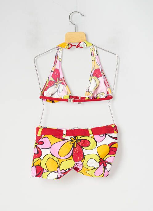 Costum de baie din două piese roșu BANANA MOON fată