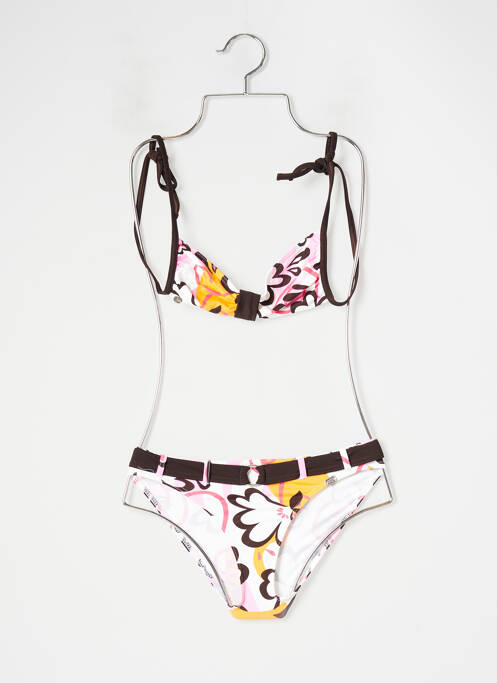 Costum de baie din două piese maro BANANA MOON fată