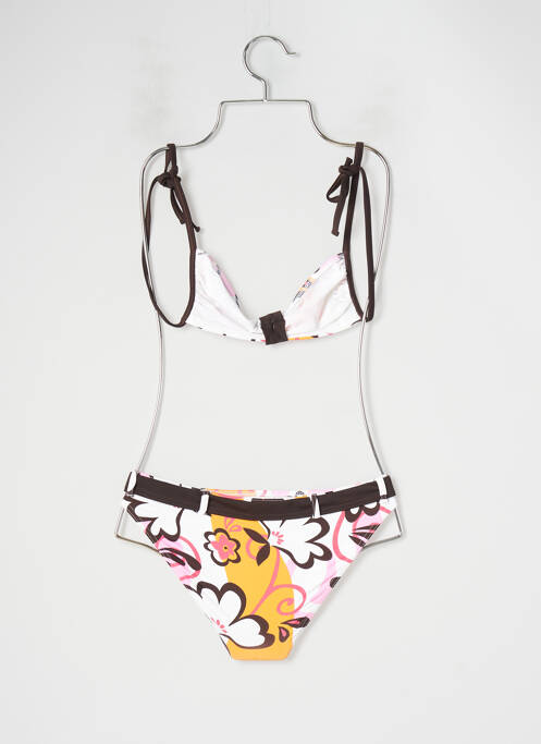 Costum de baie din două piese maro BANANA MOON fată