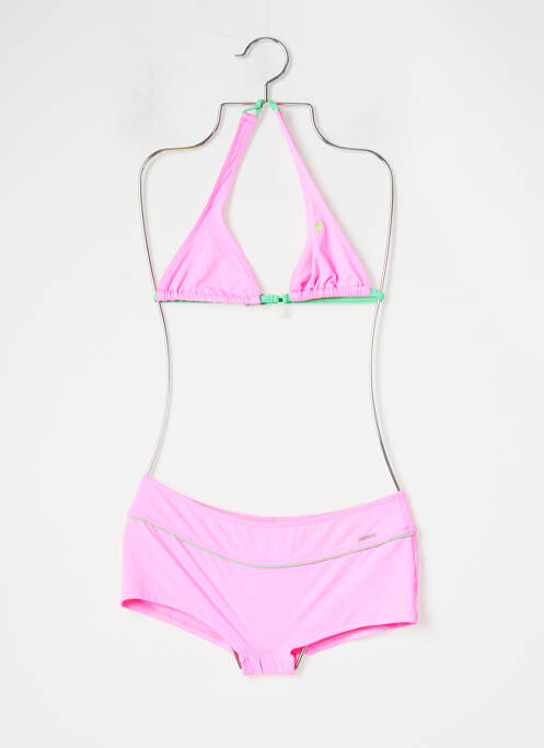 Costum de baie din două piese roz BANANA MOON fată