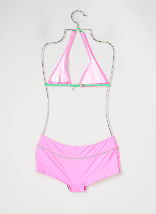 Costum de baie din două piese roz BANANA MOON fată