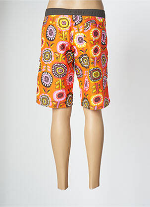 Chiloți de baie imprimeu floral scurt portocalie BANANA MOON femeie