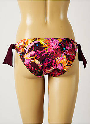 Chiloți de baie imprimeu tie and dye bikini roz BANANA MOON femeie
