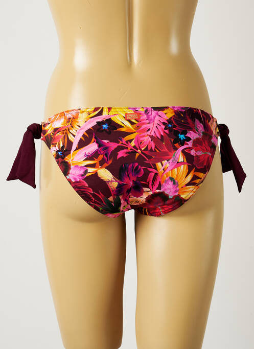 Chiloți de baie imprimeu tie and dye bikini roz BANANA MOON femme