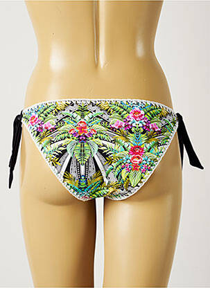 Chiloți de baie imprimeu tie and dye bikini verde BANANA MOON femeie