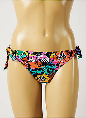 Chiloți de baie imprimeu floral bikini albastru BANANA MOON femeie