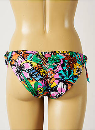 Chiloți de baie imprimeu floral bikini albastru BANANA MOON femeie