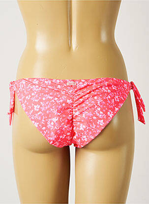 Chiloți de baie imprimeu floral bikini roz BANANA MOON femeie