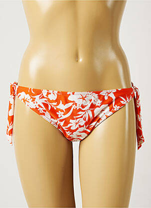 Chiloți de baie imprimeu floral bikini portocalie BANANA MOON femeie