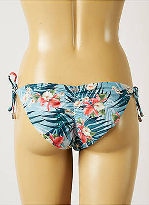 Chiloți de baie imprimeu floral bikini albastru BANANA MOON femeie