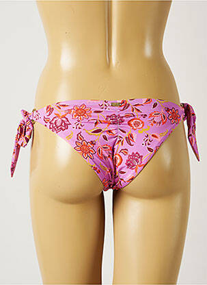 Chiloți de baie imprimeu floral bikini violet BANANA MOON femeie