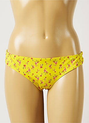 Chiloți de baie imprimeu floral chiloți galben BANANA MOON femeie