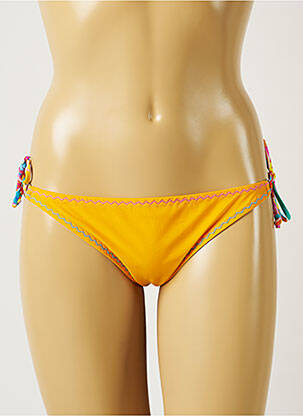Chiloți de baie microfibre bikini galben BANANA MOON femeie