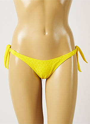 Chiloți de baie microfibre bikini galben BANANA MOON femeie