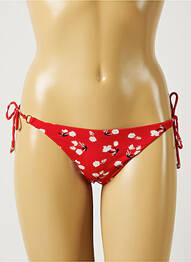 Chiloți de baie imprimeu floral bikini roșu BANANA MOON femme