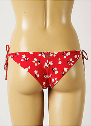 Chiloți de baie imprimeu floral bikini roșu BANANA MOON femeie