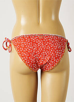 Chiloți de baie imprimeu floral bikini portocalie BANANA MOON femeie
