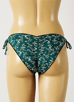Chiloți de baie imprimeu floral bikini verde BANANA MOON femeie
