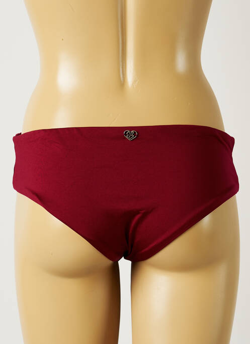 Chiloți de baie țesătură satinată chiloți roșu BANANA MOON femme