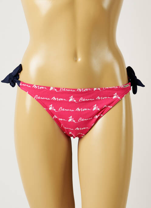 Chiloți de baie imprimeu fantezie bikini roz BANANA MOON femme