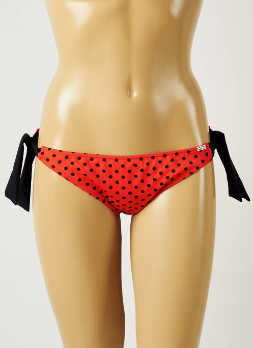 Chiloți de baie închidere cu legături de legat bikini portocaliu BANANA MOON femme