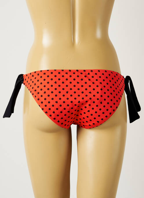 Chiloți de baie închidere cu legături de legat bikini portocaliu BANANA MOON femme