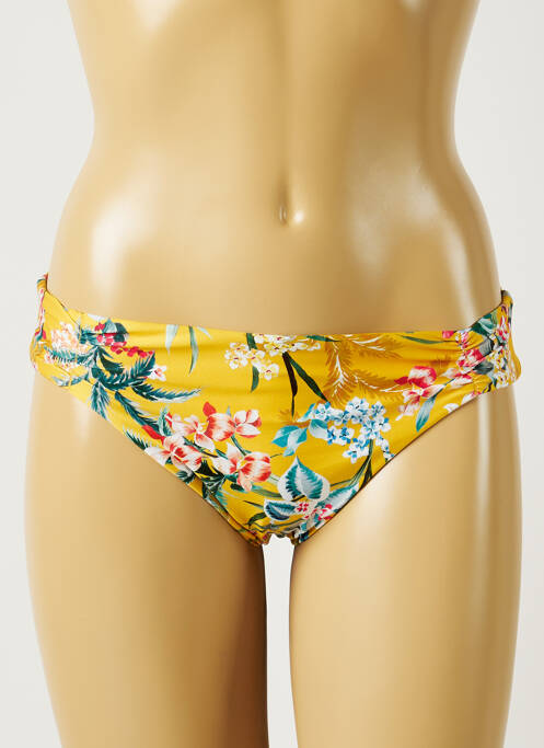 Chiloți de baie imprimeu floral chiloți galben BANANA MOON femme