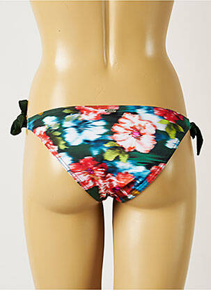 Chiloți de baie imprimeu floral bikini verde BANANA MOON femeie