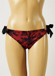 Chiloți de baie imprimeu tie and dye bikini roșu BANANA MOON femme