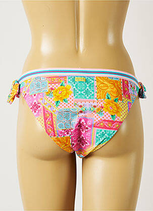 Chiloți de baie imprimeu floral bikini portocalie BANANA MOON femeie