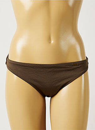 Costum de baie maternitate efect material satinat verde BANANA MOON femeie