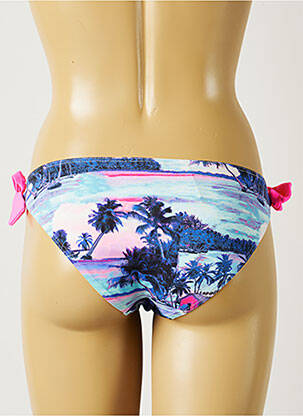 Chiloți de baie imprimeu tie and dye bikini albastru BANANA MOON femeie
