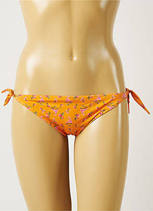 Chiloți de baie imprimeu floral bikini portocalie BANANA MOON femeie