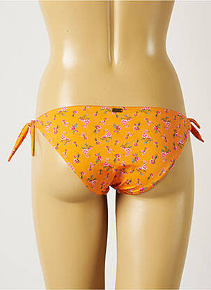 Chiloți de baie imprimeu floral bikini portocalie BANANA MOON femeie