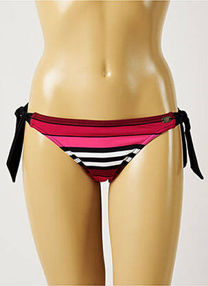 Chiloți de baie efect material satinat bikini roz BANANA MOON femeie