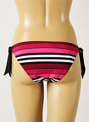 Chiloți de baie efect material satinat bikini roz BANANA MOON femeie