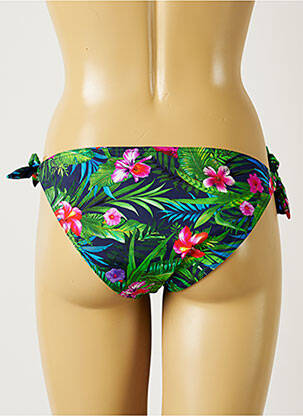 Chiloți de baie imprimeu tie and dye bikini verde BANANA MOON femeie